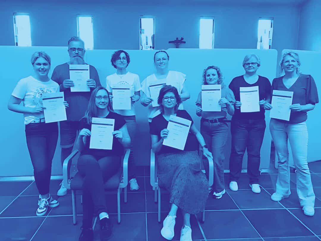 Deelnemers van de cursus Ergocoach Zorg met certificaat